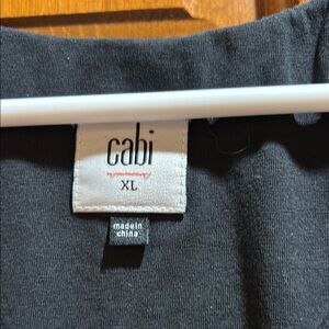 CAbi Black Short Sleeve Crew Neck Dress